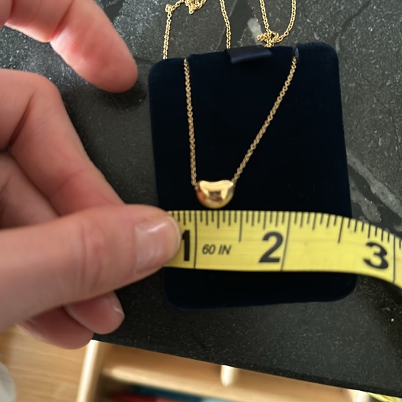 Tiffany and co Elsa Peretti gold bean. 9mm 18k yellow - Picture 8 of 8